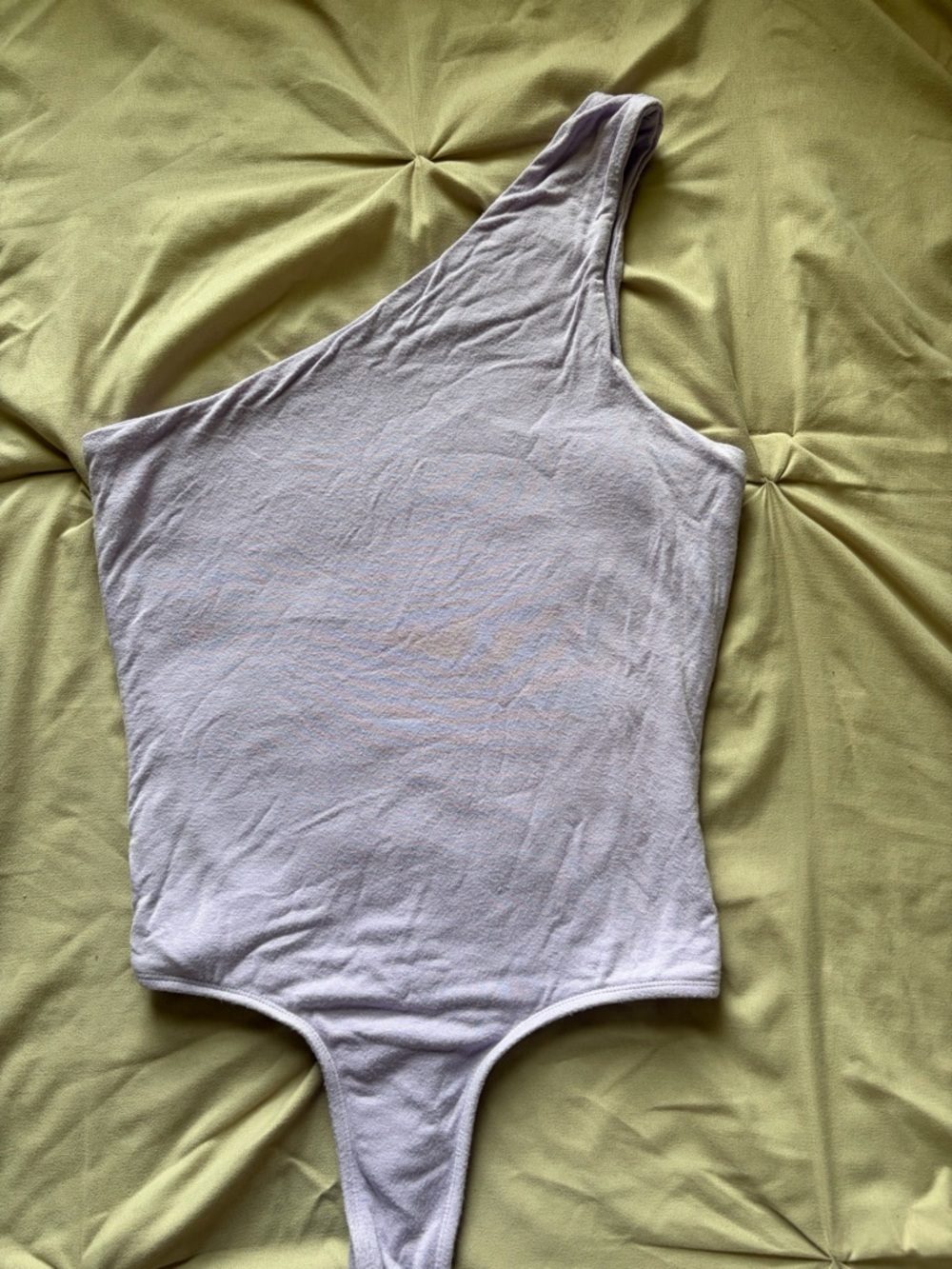 Superdown Lilac One-Shoulder Bodysuit